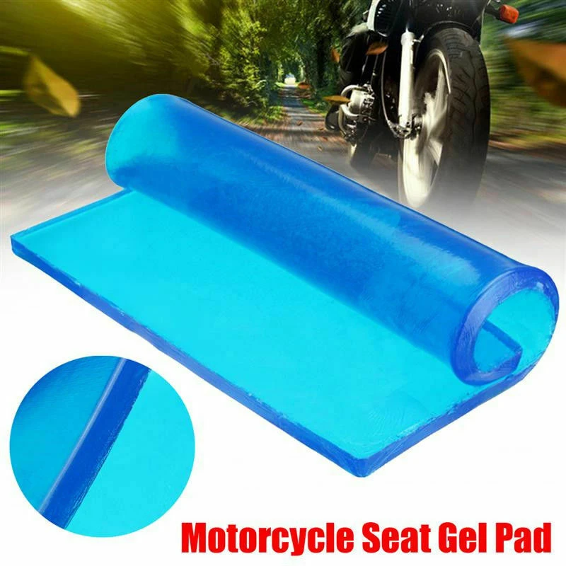 Almohadilla de Gel para asiento de motocicleta, alfombrilla de absorción de impacto, de enfriamiento suave y cómodo para moto y Scooter| | -