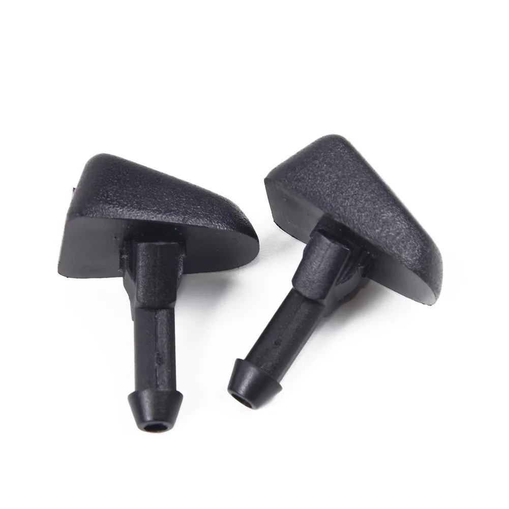 Washer Nozzles 30655605 Black Replacement Parts Exterior Windshield for Volvo S80 C70 XC90