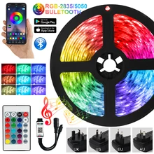

LED Strip Lights 30M WIFI Bluetooth RGB Led Light 5050 SMD Flexible 20M 25M Waterproof 2835 Tape Diode DC WIFI Adapter+Control
