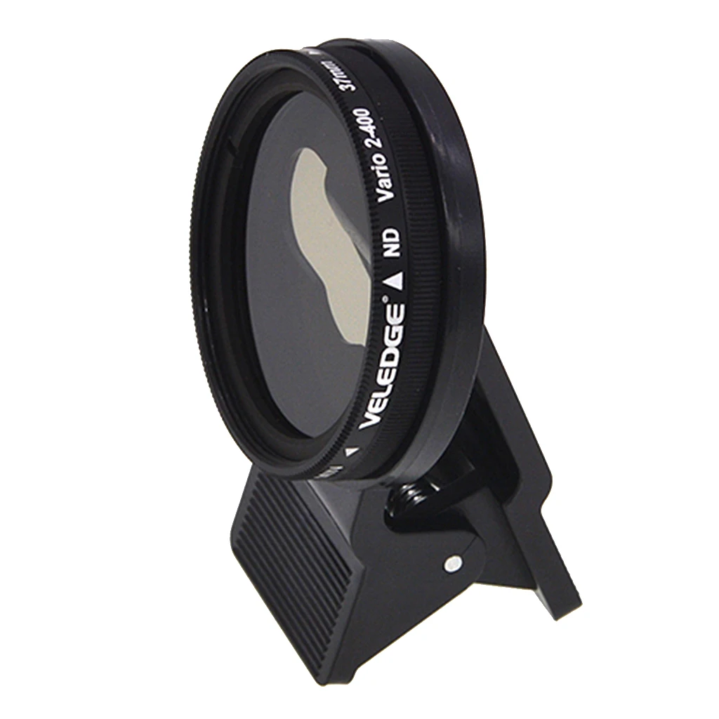 37mm Clip-on ND 2-400 Cellphone Camera Lens Filter Kit with Clip for Samsung HTC Motorola iPad and Other Smartphones