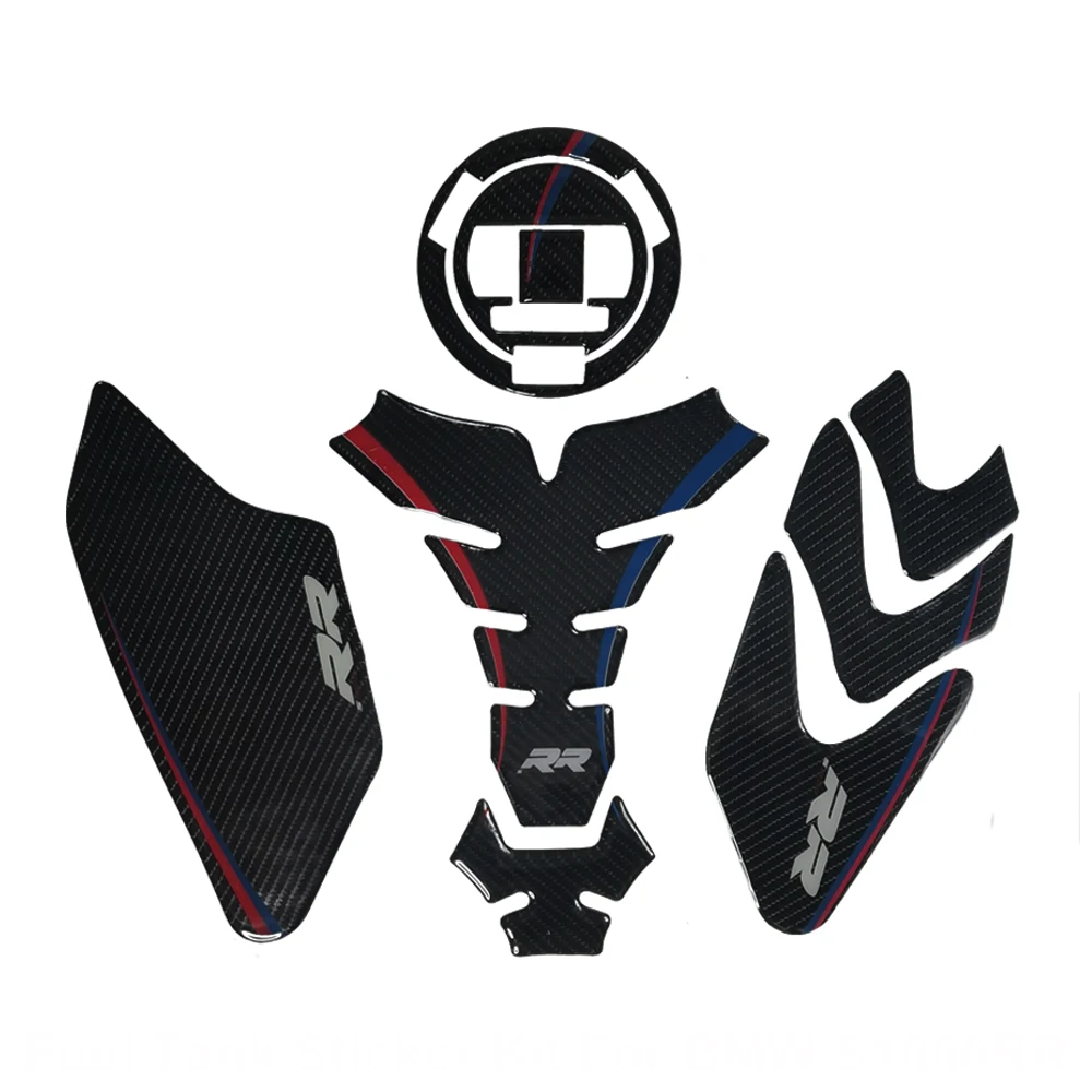HOTARU For S1000RR S1000R HP4 Gas Tank Pad Motorcycle Traction Pad Side Fuel Knee Grip Decal Cap Tank PAD 5D Carbon Sportbike Oil Gas Protector Fibre Sticker Fuel Tank Stickers Anti Slip Motorbike 