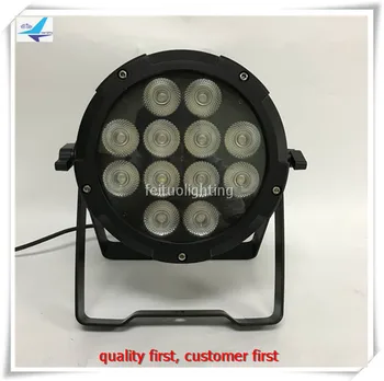 

4pcs/lot Effect lighting stage par light 12x18W RGBWA UV wireless waterproof battery par light