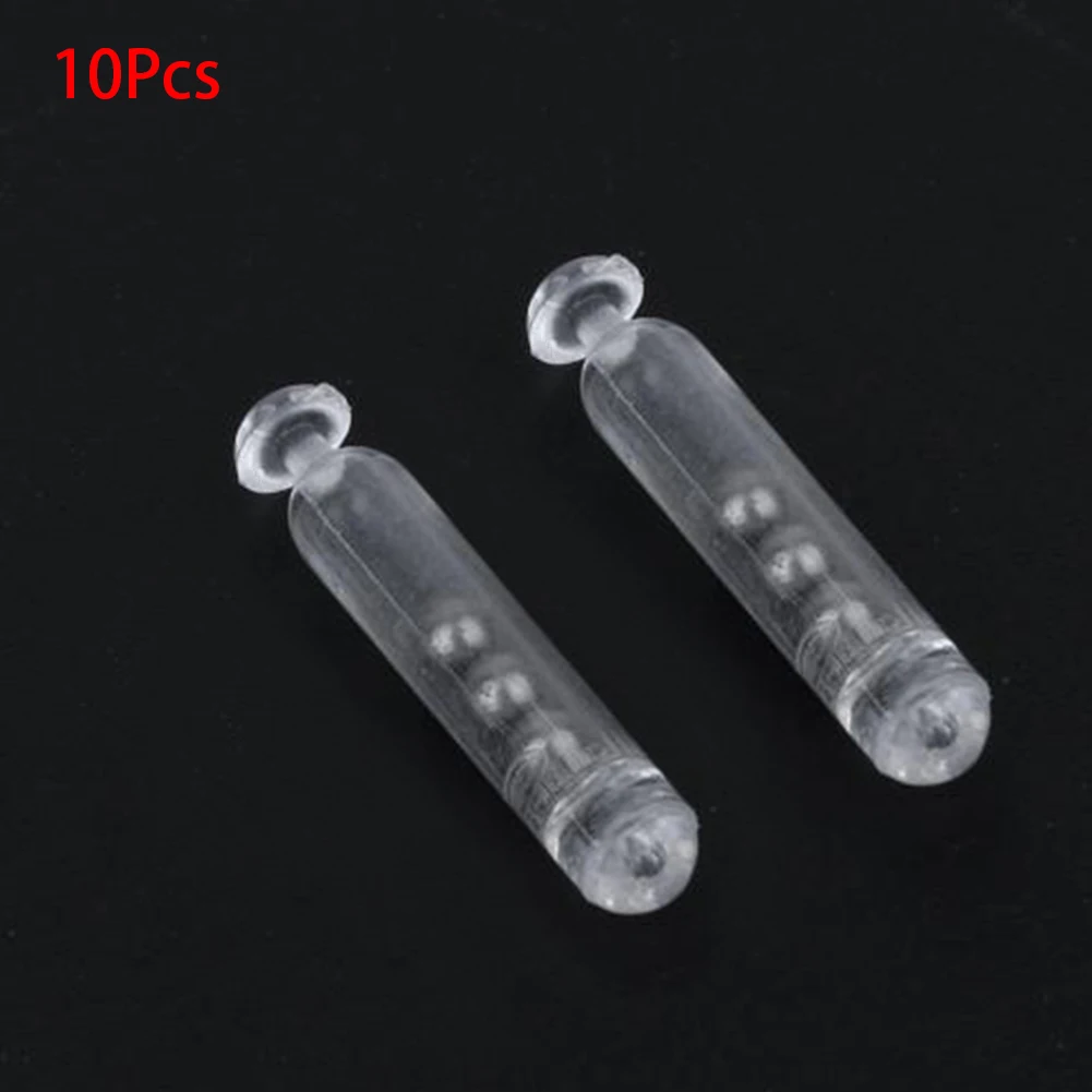 

HMOCNV Worm Jig Fishing Plastic Insert Tube Rattles Shake Attract Fly Tie Tying Sound Bar Baits Lure