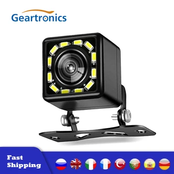 

Car Rear View Camera Universal 4/8/12 LED Night Vision Backup Parking Reverse Camera Waterproof 170 Wide Angle HD Color Image