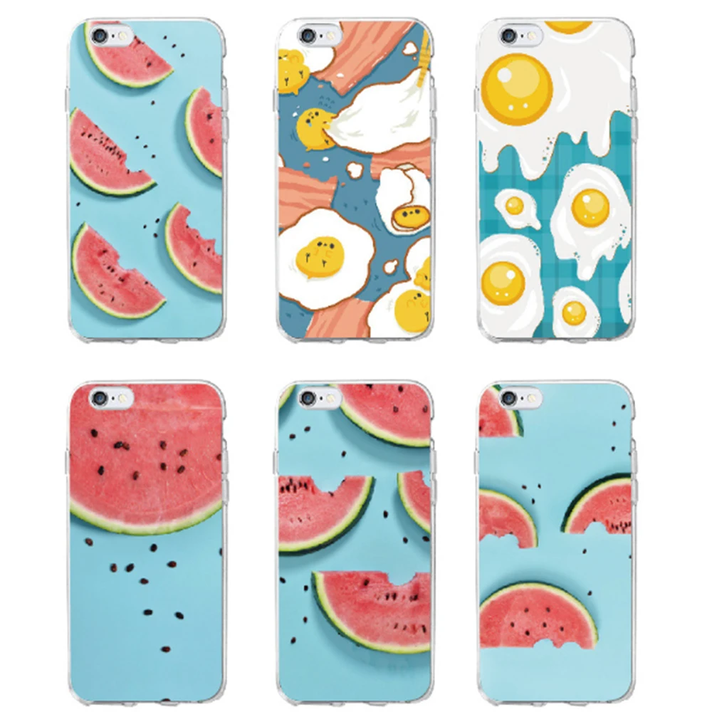 

Summer Watermelon Phone Case For iPhone 11 Pro X XR XS Max 6 6S 8 7 Plus 5 5S SE 2020 Soft TPU Phone Caser Back Cover Coque Fuda