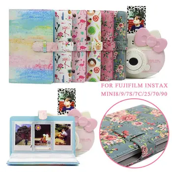 

96 Pockets PU Leather Instant Photo Album Picture Case For Fujifilm Instax Mini8/9/7s/7C/25/70/90 3 Inch Mini Film Photo Album