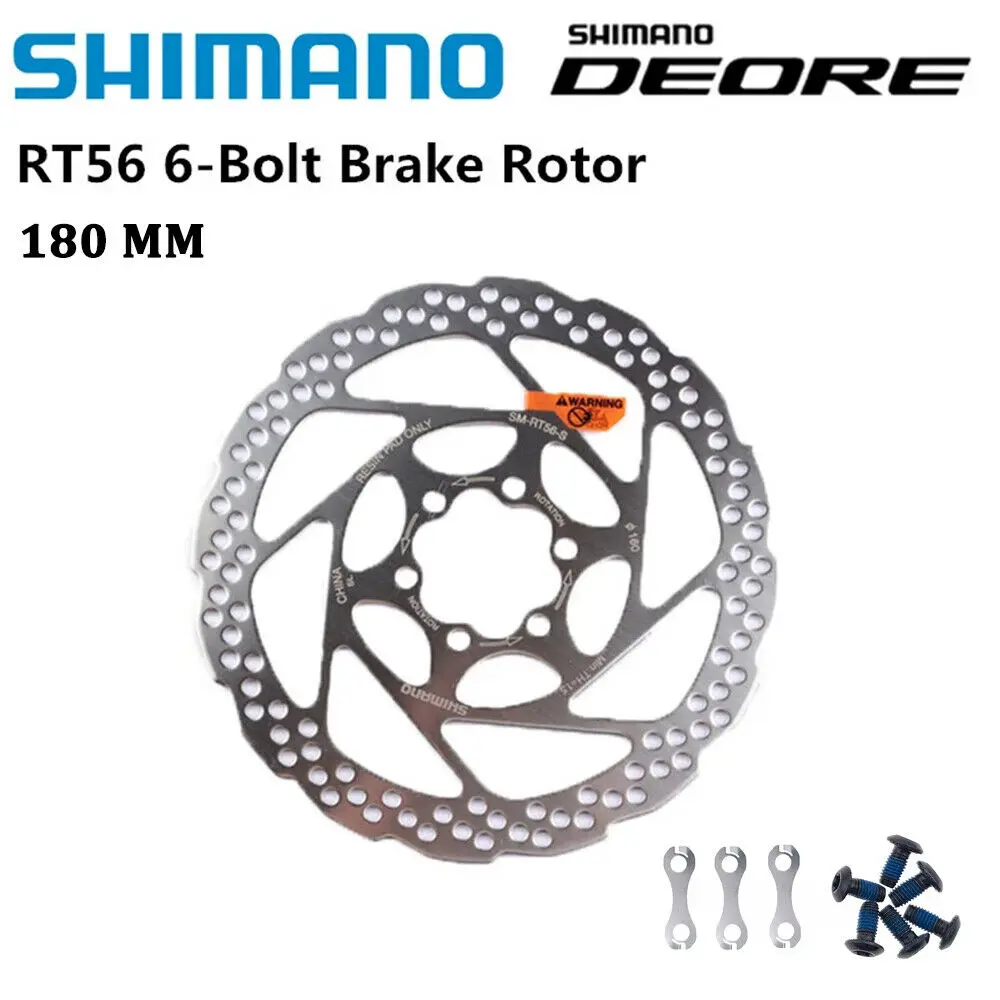1X Shimano Deore фрикционный тормозной дисковый ротор для горного велосипеда 180 мм с 6