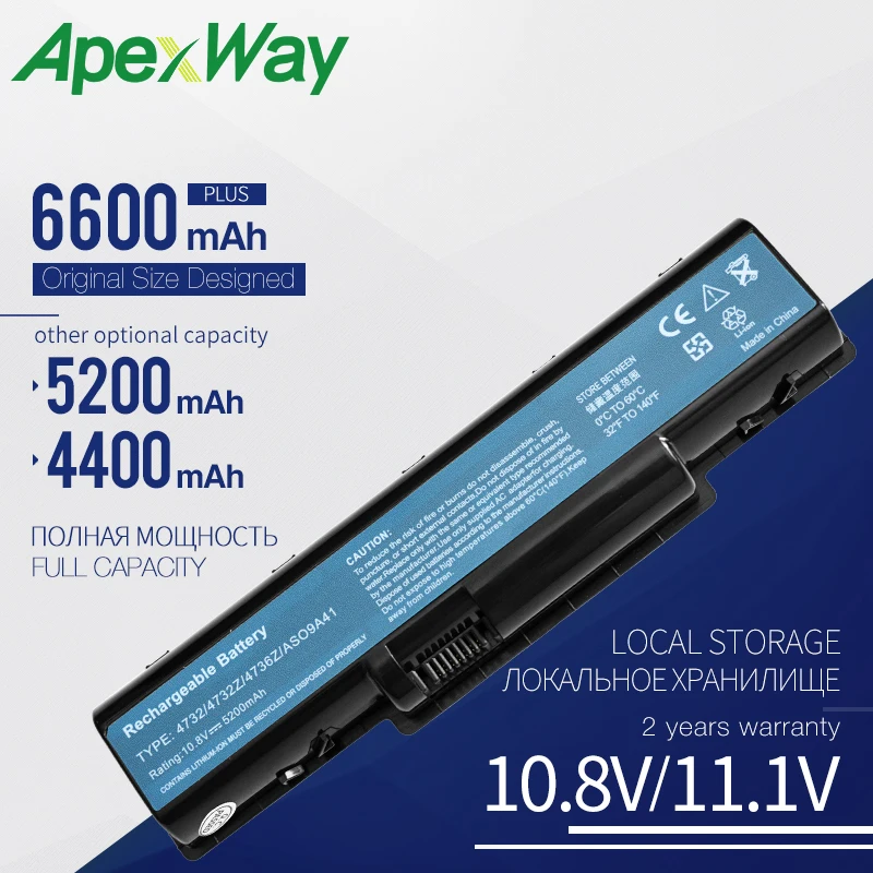 Ноутбук Батарея для acer emachines E525 E627 E725 D525 D725 D620 для aspire 5516 5517 4732 5532 5332 AS09A31 AS09A41 AS09A51