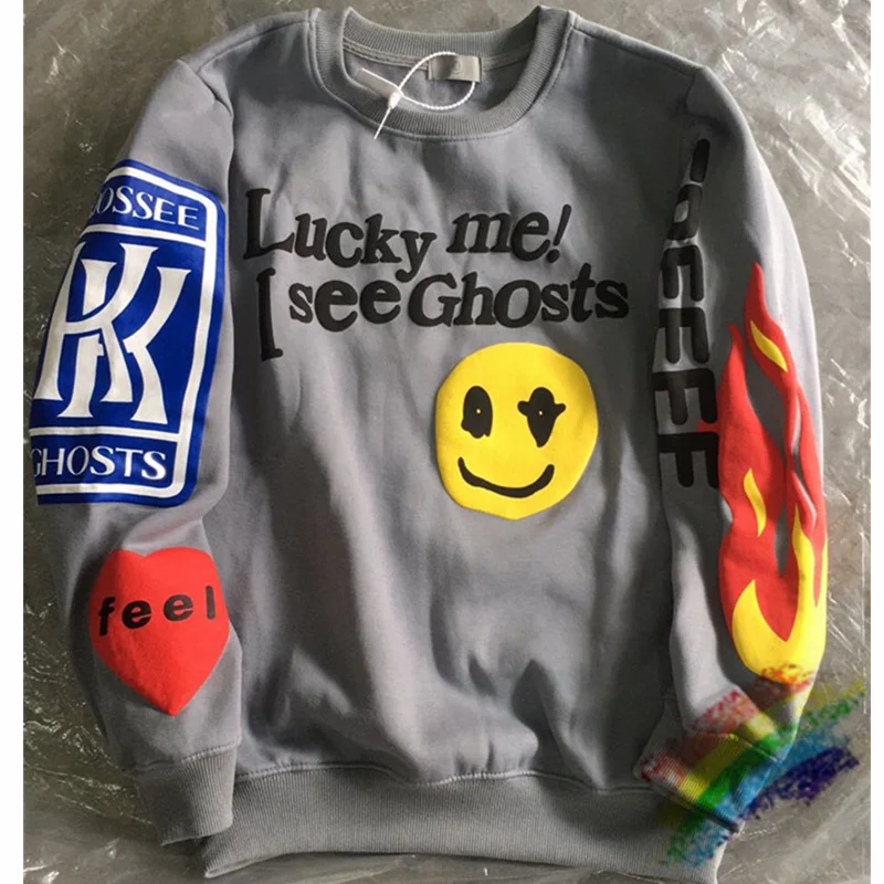 Kanye West Crewneck Lucky Me I See Ghost Sweatshirt