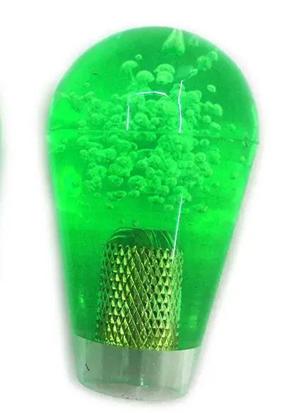 clear green 1 шт. прозрачная эллиптическая шаровая Головка аркадный джойстик верхний шар 5*3 см американский стиль палка topball для Sanwa Джойстик 10 цветов - Цвет: clear green