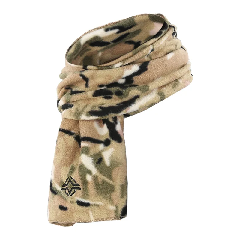 Scarf CP Зимние ветрозащитные шапки для туризма Мужская теплая шапка флис Балаклава лыжные шапочки велосипед Охота мотоциклетный шлем шляпа - Цвет: Scarf CP
