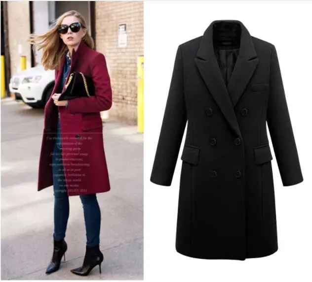 Woolen Trench Coat Grey