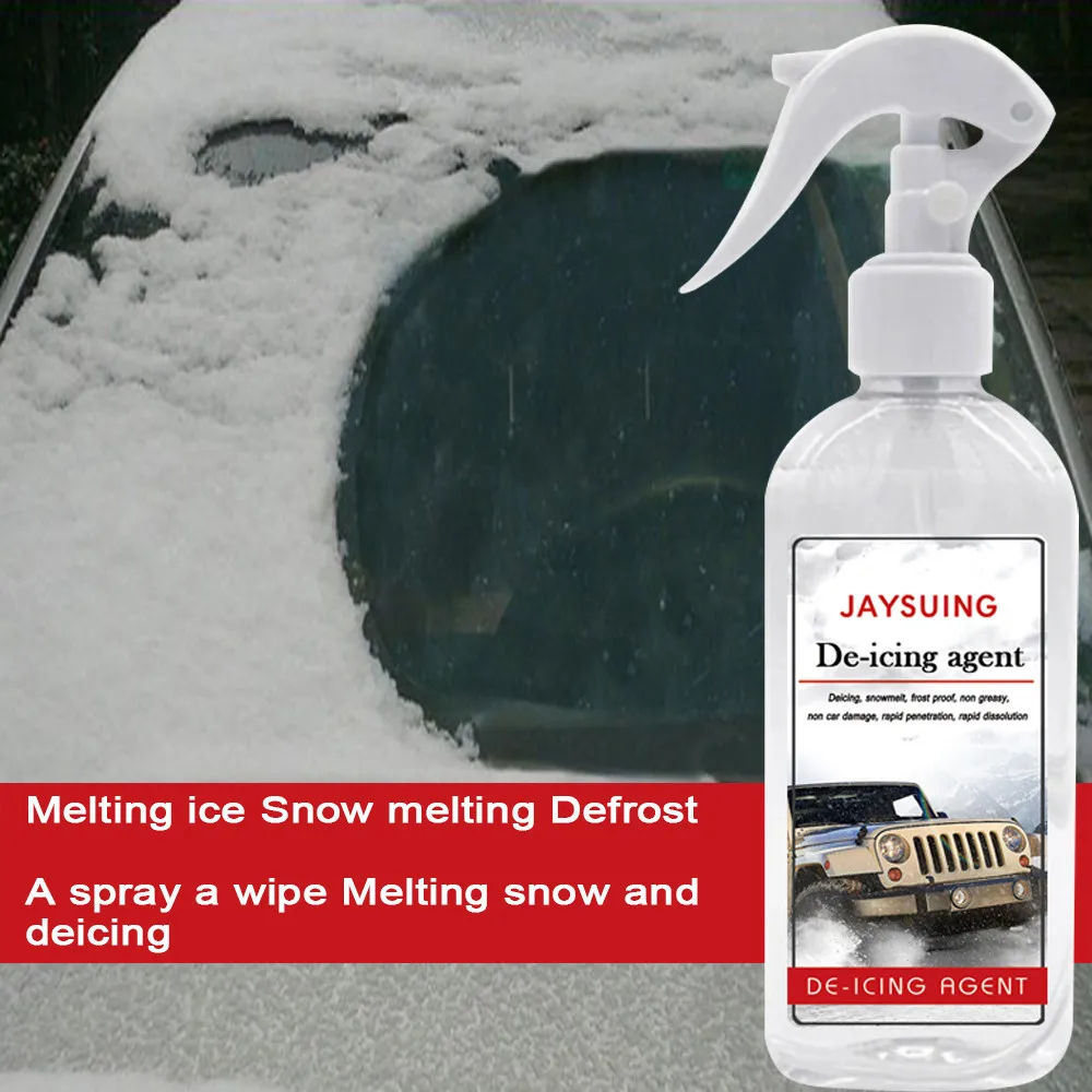 

30/100ML Deicing Agent DeIcer Melts Ice Snow removal Agent Winter Auto Car Windows Windshield Car Ice Scraper removal Spray #021