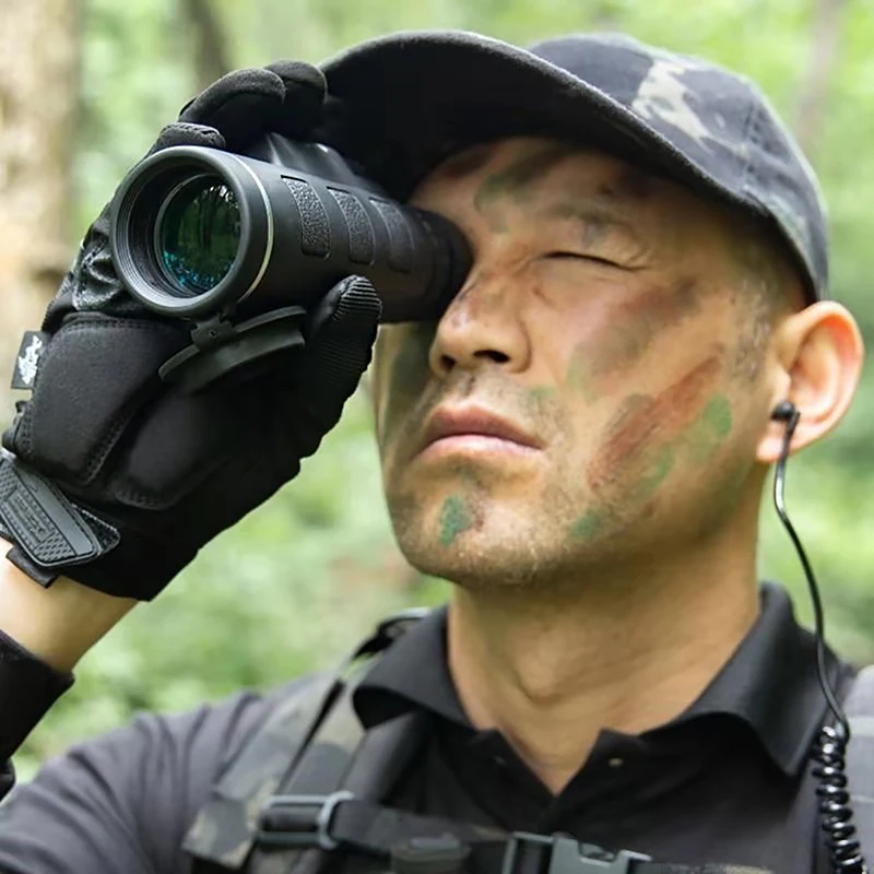 Powerful Monocular Telescope 40x60 HD Zoom Binoculars Long Range Night Vision Spyglass for Outdoor Camping Bird Watching