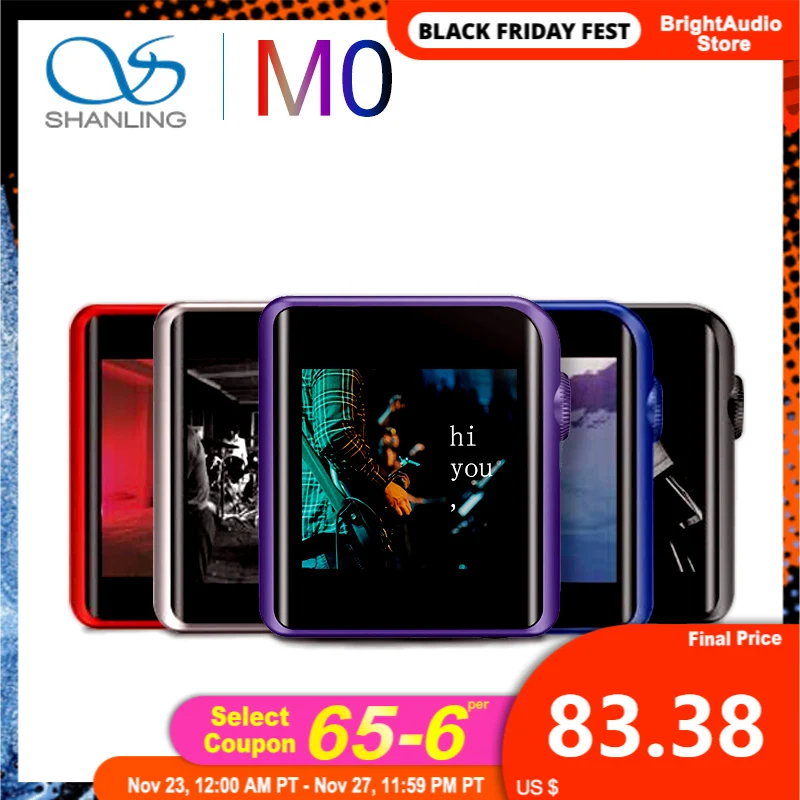 SHANLING M0 ES9218P 32bit /384kHz Bluetooth AptX