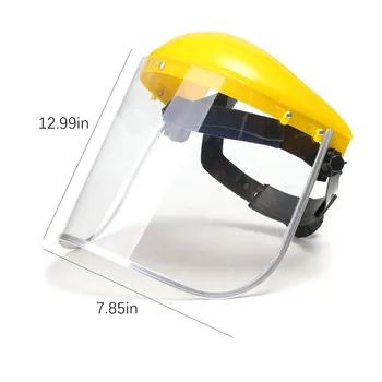 

Transprent Safety Protection Proof Full Face Mask Anti Dust Pollution Respiratory Protective Eyes Nose Mouth Cover Mask Outdoor