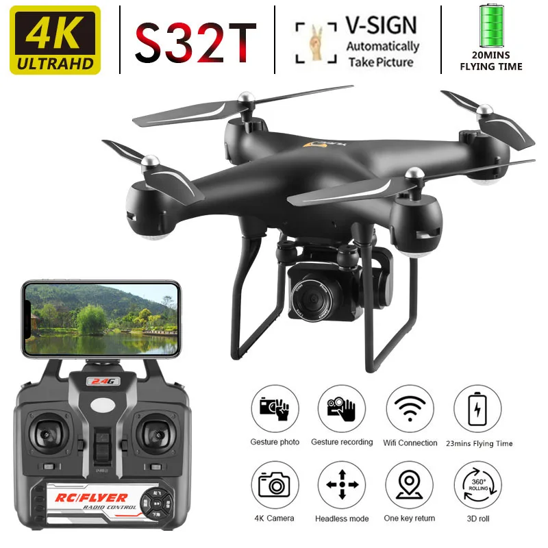 

Mini RC Drone 4K HD Camera Professional Dron Remote Control Drone Helicopters Quadcopter Foldable Handy Drone Toys for Kids