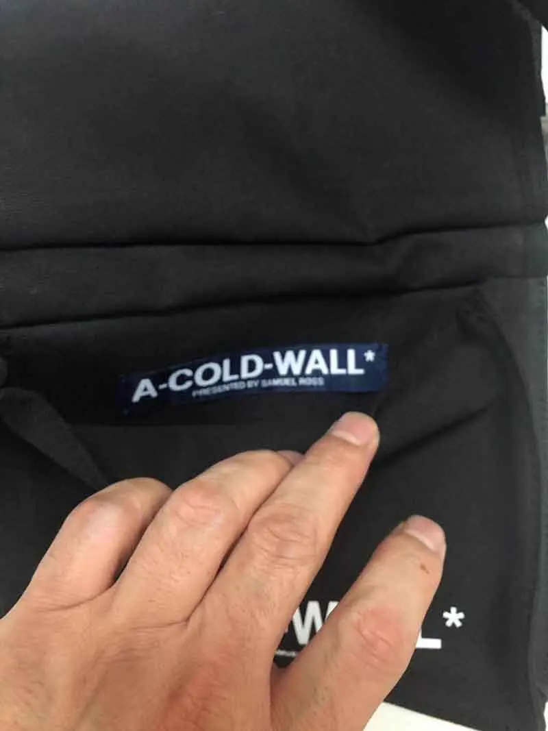 A-COLD-WALL футболки ACW в стиле хип-хоп модная повседневная хлопковая футболка черного и красного цвета A-COLD-WALL футболки