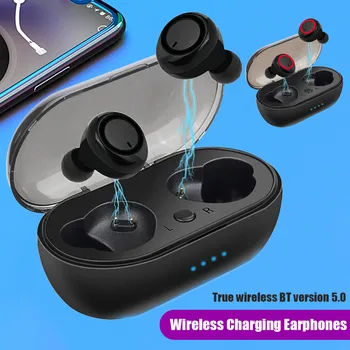 

TWS Wireless Earphones Bluetooth 5.0 Earbuds Headset Power Display Touch Control Sport Stereo Earbuds Headset with Charging Box