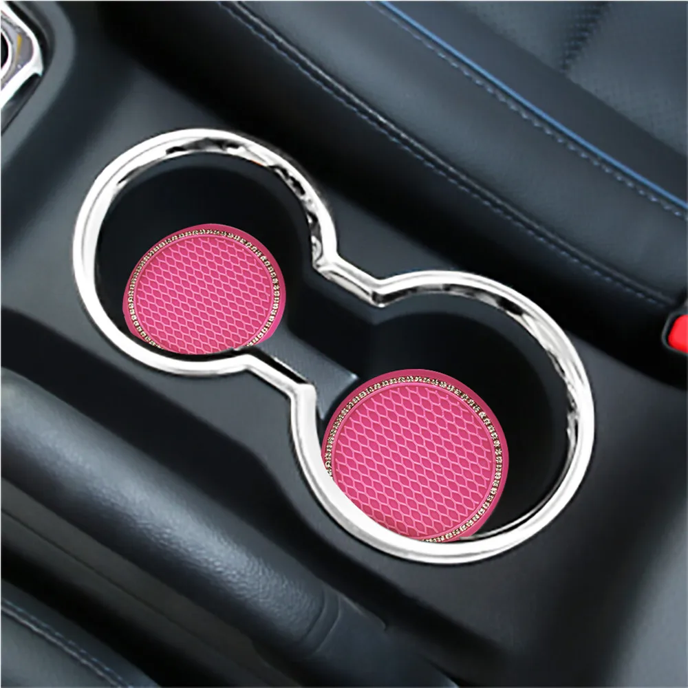 Car Coaster Water Cup Bottle Holder Anti-slip Pad Mat Silica Gel car coaster pads,cup holder coasters