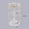 Rotating Jewelry Organizer Plastic Jewelry Display Stand Rack Clear Jewelry Dish Holder for Earrings Necklace Bracelet Pendant ► Photo 3/6