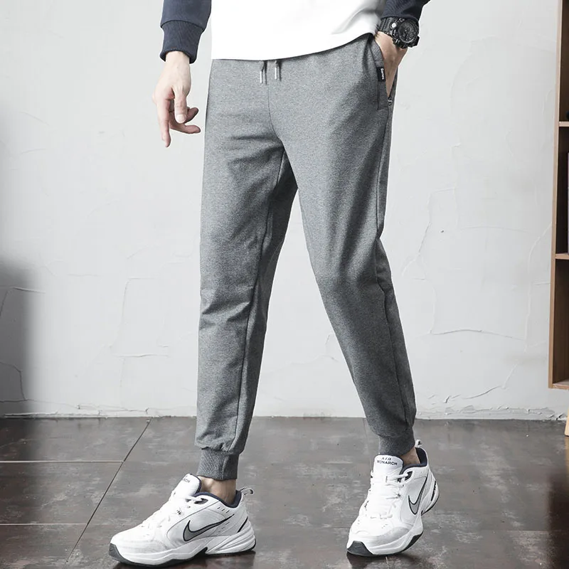 

Men's High Quality Brand Men Pants Fitness Casual Elastic Pants Bodybuilding Clothing Casual Sweatpants Joggers Pants