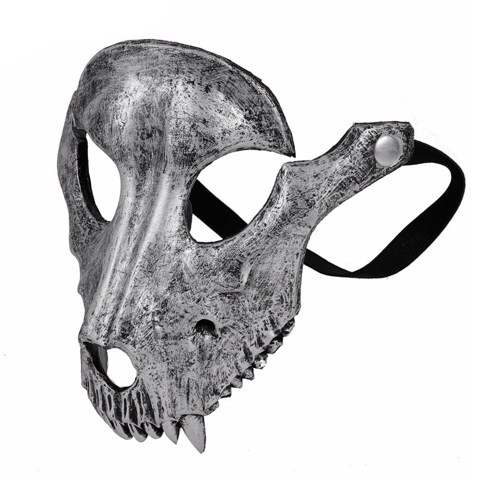 Хэллоуин вечерние косплей 3D череп козла маска для головы Маска для Бала-маскарада овца череп лицевая костюмная Маска Косплей Декор