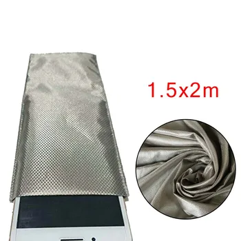 

EMF/RF/RFID Protection Antiradiation Microwaves Shielding Silver Fiber Fabric For Garments, Drapes, Bedding, Curtains,Tents