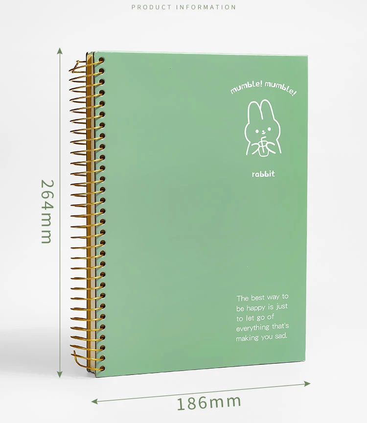 Cahier à reliure Kawaii pour fille, joli carnet de notes à grille et ligne,  Agenda à 6 anneaux en spirale, manuel d'école, nouveau - AliExpress