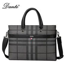 Factory direct sales men's shoulder bags leather men's briefcases business large-capacity handbag mult-use