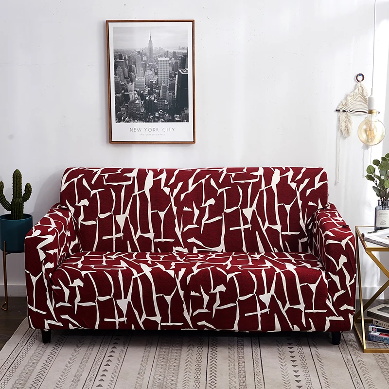 Цветочный принт эластичный чехол на диван Хлопковое полотенце на диван Нескользящие чехлы для диванов для гостиной
