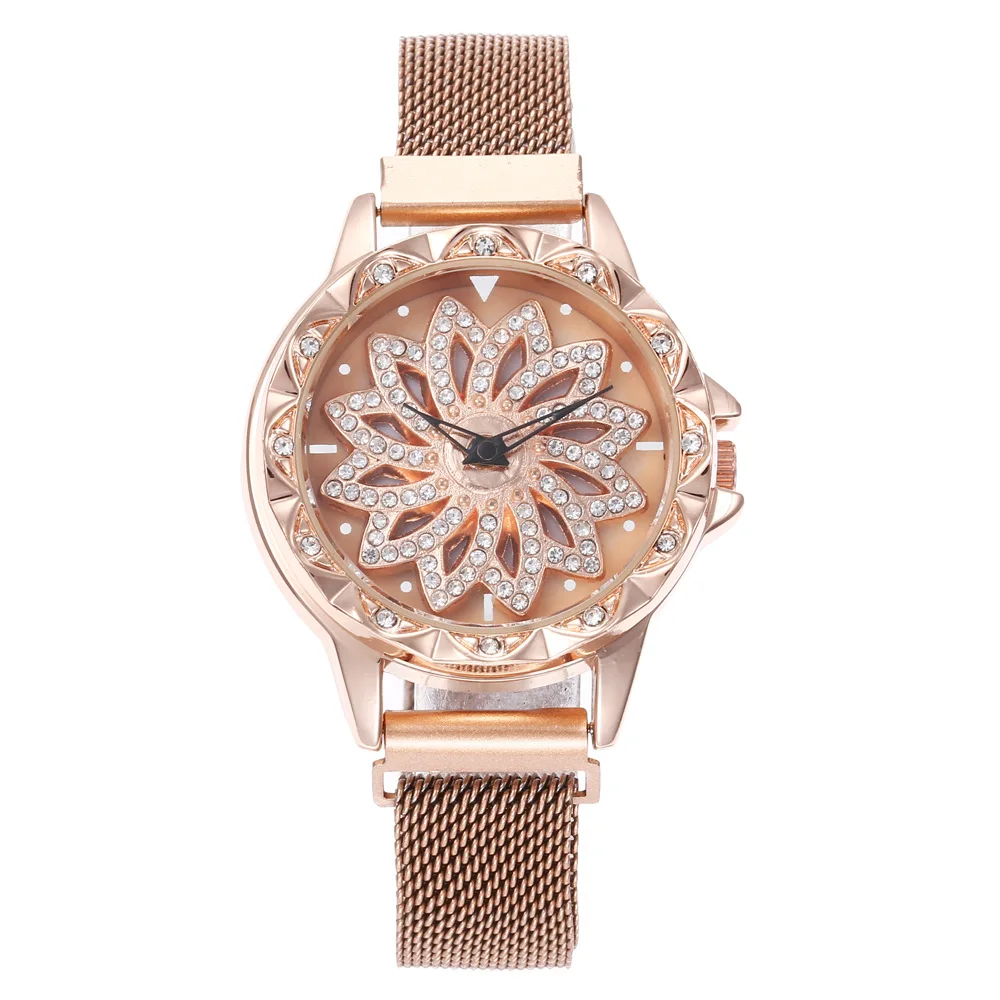 

Shaking Voice Network Red Celebrity Style Star Fortunes Mesh Belt Fashion Casual Men And Women Watch