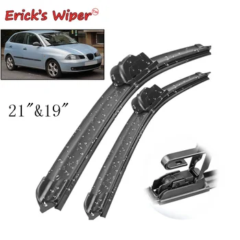 

Erick's Wiper LHD Front Wiper Blades For SEAT Ibiza MK3 6L 2002 - 2006 Windshield Windscreen Front Window 21"+19"