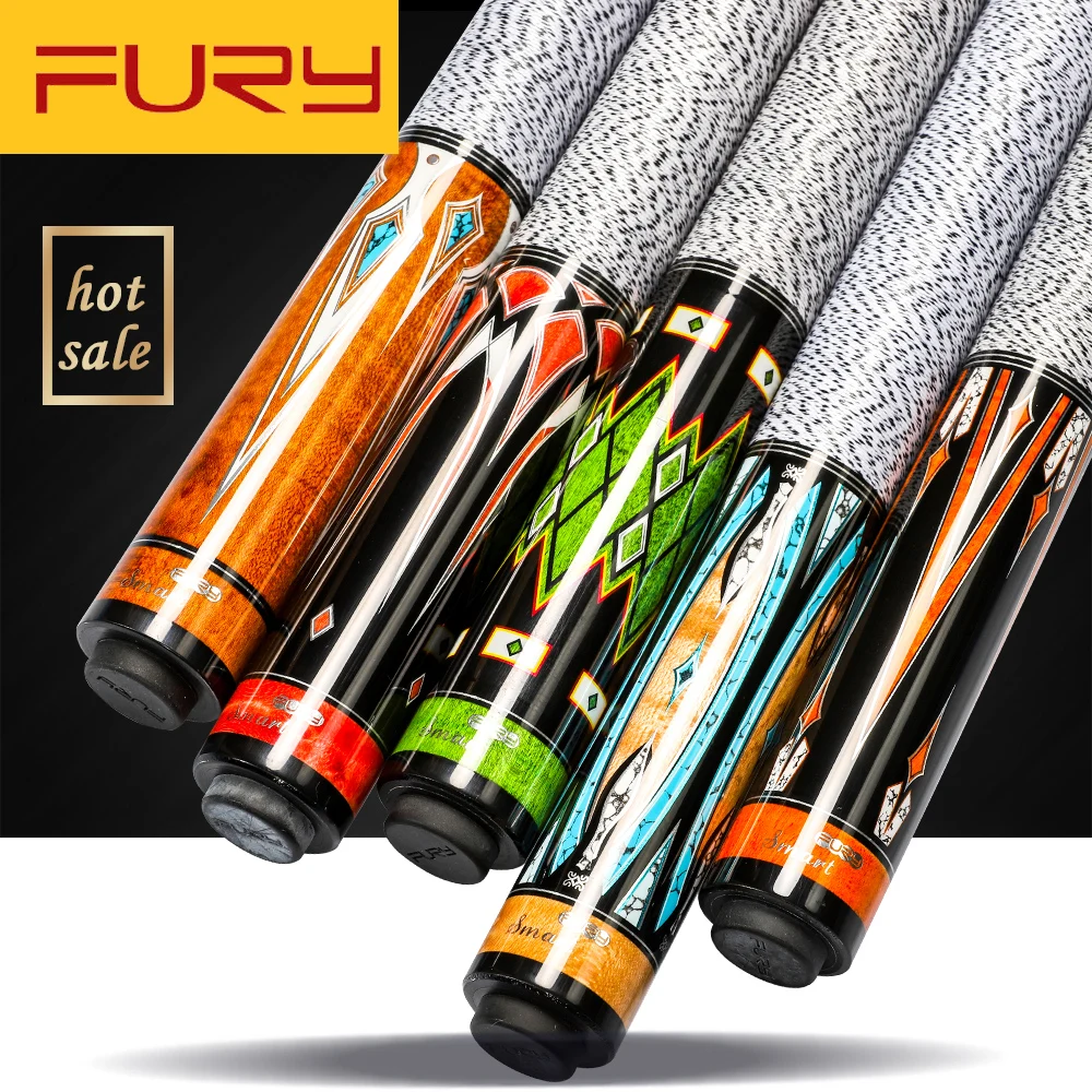 

Fury Billiard Pool Cue DP Series 13mm Tiger Tip 4 Colors North American Maple Shaft Professional Billard Stick Kit with Gifts