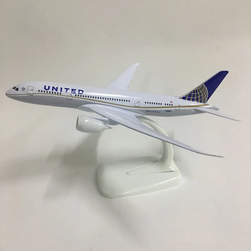 Модель самолета JASON TUTU 20 см модель Air United Боинг 787 1:300 Литые металлические самолеты