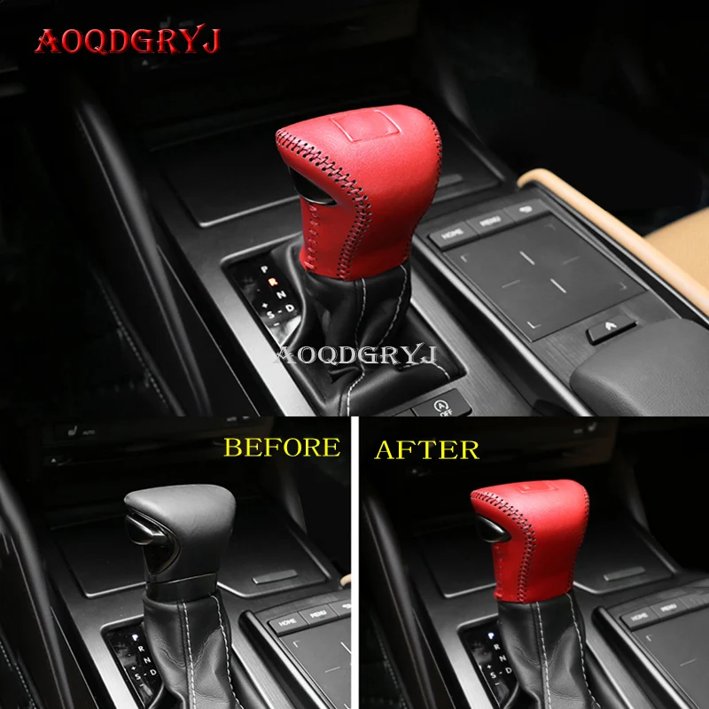 DIY Fit for Lexus ES350 ES300h 2019 2020 Gear Knob Cover Shift Boot