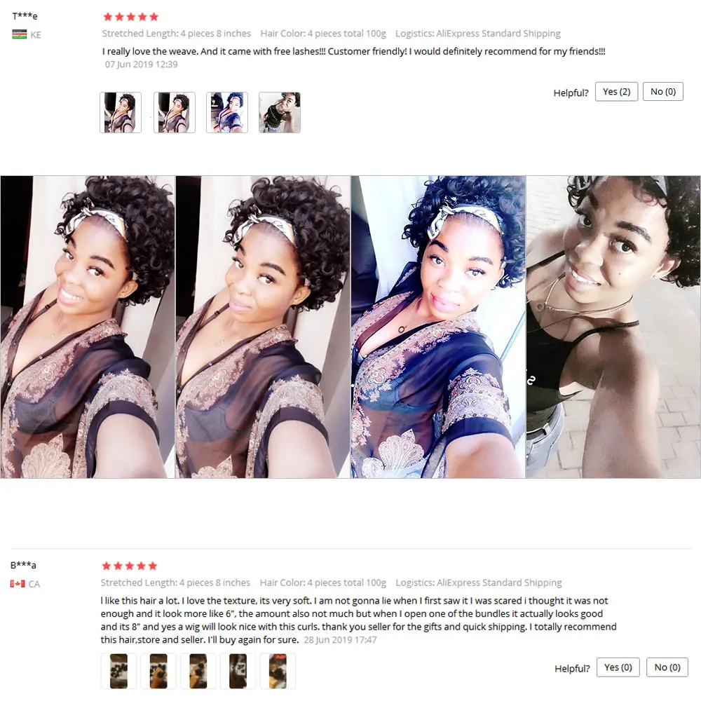 Оптовая продажа оптом купить Надувные вьющиеся 4 шт./лот Remy человеческие волосы 100