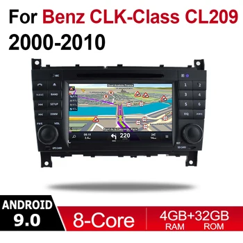 

For Mercedes Benz CLK Class C209 A209 2000~2010 NGT Car Android 9 GPS Naviation Multimedia system Bluetooth Radio Amplifier