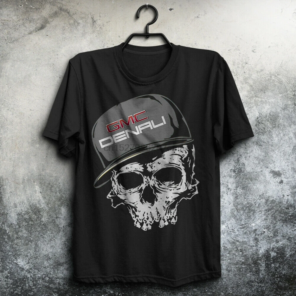 GMC Denali-skull so cool-лучший подарок-мужская рубашка США размер от S до 5XL (1) | Мужская