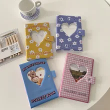 

A6 Hard Cover Binder Holder & Note Holder Kpop Photocards Photo Album Stickers Organizer Gift School Stationery