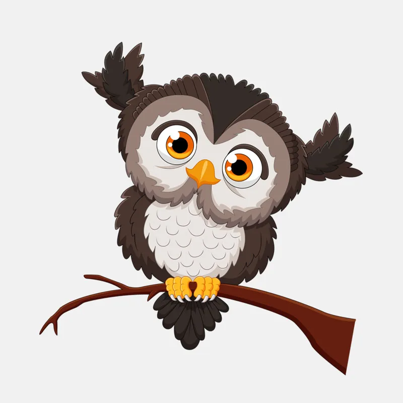 

Personality Owl on A Tree Branch Car Stickers Accessories Motorcycle Cover Scratches Waterproof PVC 13cm*13cm