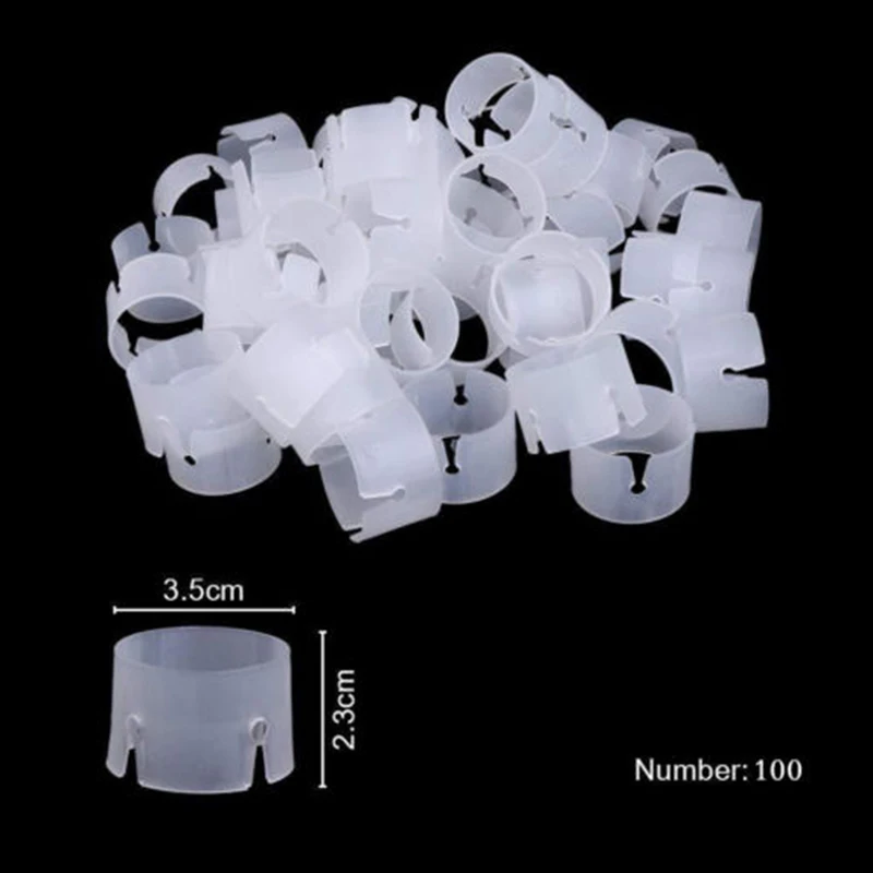 100 Pc Balloon Arch Stand Connectors Clips Ring Buckle Wedding Birthday Tool Kit