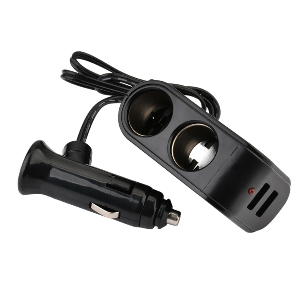 

12V/24V 2 Way Car Ignition Lighter LED Light Switch Universal Auto Socket Splitter Charger 3.1A USB Inductive Petrol Engine