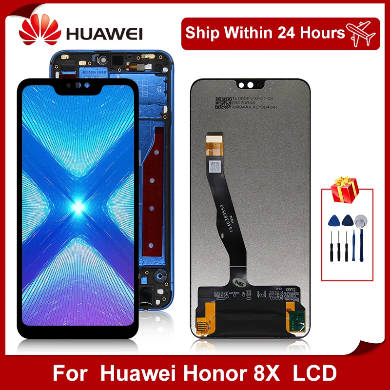 Для Huawei Honor 8X ЖК дисплей сенсорный экран дигитайзер в сборе для JSN L21 L42 AL00 L22 детали