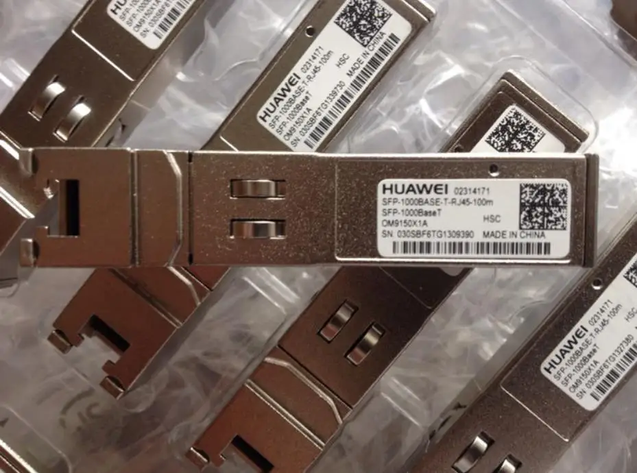 huawei электрический интерфейс оптический sfp модуль 1000BASE-T-RJ45-100m OM9150X1A 02314171
