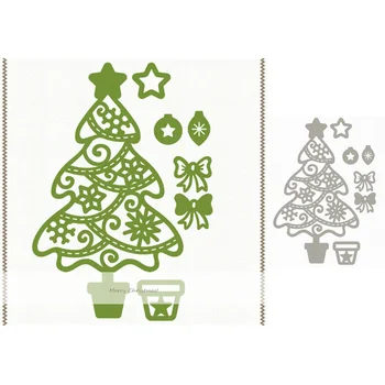 

Kokorosa Christmas Tree Metal Cutting Dies Scrapbooking Craft Dies Stencil Album Embossing Card Making Die Cut New Dies 2019
