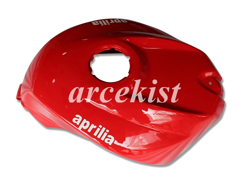 Литья под давлением ABS обтекатель, пригодный для Aprilia RS125 06 07 08 09 10 11 RS 125 2006 2007 2008 2011 крышка бака Изготовленный На Заказ Красное глянцевое пресс