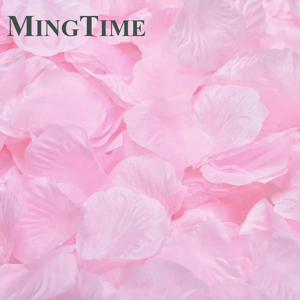 100pcs Colorful Silk Rose Petals - Romantic Table Confetti