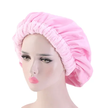

Magic Microfiber Hair Fast Drying Caps Turban Head Wrap Towels bonnet Conditioning Heat Cap Hair Styling Steaming Haircare Thera