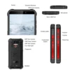 OUKITEL WP5 5.5 Inch 4G Rugged Phone IP68 Waterproof MT6761 Quad Core Mobile Phone 4GB 32GB 8000mAh Smartphone Triple Camera ► Photo 2/5